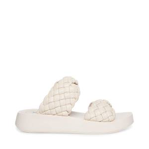 Sandalias Steve Madden Helsa Bone Feminino Bege | SM-091VA