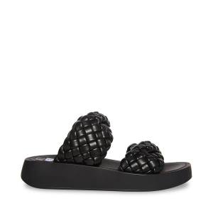 Sandalias Steve Madden Helsa Feminino Pretas | SM-630AL