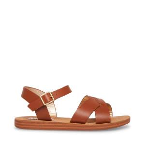 Sandalias Steve Madden Jleague Cognac Criança Marrom | SM-902RQ