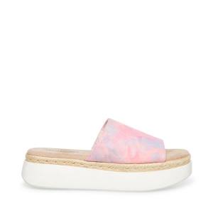 Sandalias Steve Madden Juniper Feminino Rosa Multicoloridas | SM-765DN