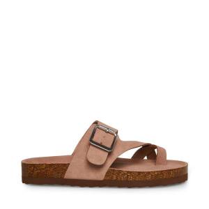 Sandalias Steve Madden Jwaive Blush Criança Rosa | SM-743OZ