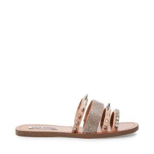 Sandalias Steve Madden Lindy Natural Feminino Bege Multicoloridas | SM-897ZR