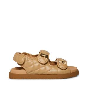 Sandalias Steve Madden Margie Tan Feminino Marrom | SM-064BP