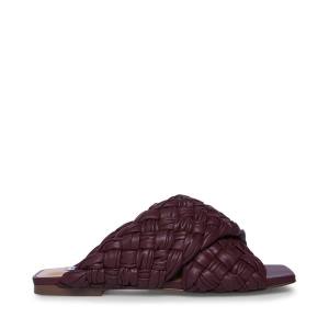 Sandalias Steve Madden Marina Burgundy Feminino Bordeaux | SM-789NM