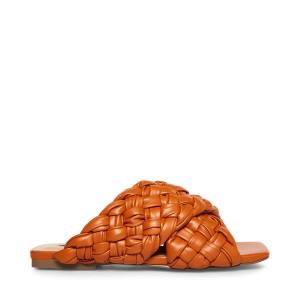 Sandalias Steve Madden Marina Burnt Feminino Laranja | SM-531KB