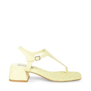 Sandalias Steve Madden Pepper Feminino Amarelas | SM-906TA