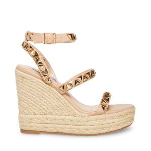 Sandalias Steve Madden Sessions Tan Feminino Marrom | SM-390KT