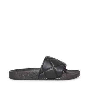 Sandalias Steve Madden Squishy Feminino Pretas | SM-345MU