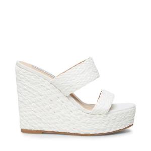 Sandalias Steve Madden Sunflower Feminino Branco | SM-189HB