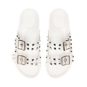 Sandalias Steve Madden Teddy-p Feminino Branco Multicoloridas | SM-601CV