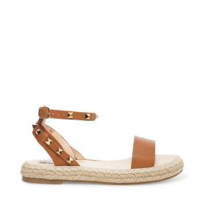 Sandalias Steve Madden Ultimate Cognac Feminino Marrom | SM-543XU