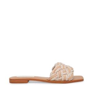 Sandalias Steve Madden Zorya Natural Feminino Bege | SM-394NC