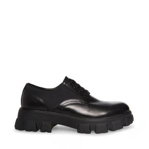 Sapatos Sociais Steve Madden Cesare Couro Masculino Pretas | SM-081KW