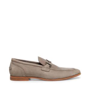 Sapatos Sociais Steve Madden Debinair Nubuck Masculino Cinzentas | SM-598US