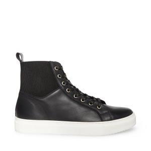 Tenis Steve Madden Dante Couro Masculino Pretas | SM-729ES