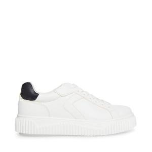 Tenis Steve Madden Dillyn Feminino Branco Pretas | SM-216KP