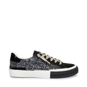 Tenis Steve Madden Embark Glitter Feminino Pretas | SM-519JY