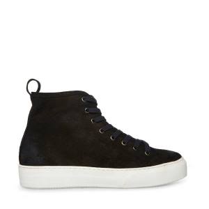 Tenis Steve Madden Forte Camurça Masculino Pretas | SM-530BN