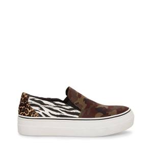 Tenis Steve Madden Getaway Camo Feminino Camufladas Multicoloridas | SM-765KV