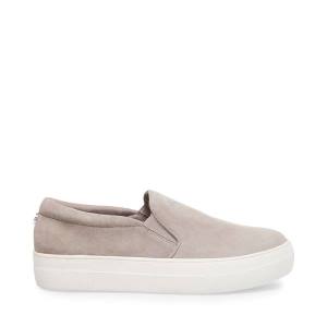 Tenis Steve Madden Gills Camurça Feminino Cinzentas | SM-917AT