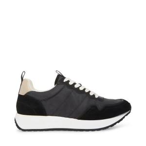 Tenis Steve Madden Kendrick Bone Masculino Pretas Bege | SM-589CS