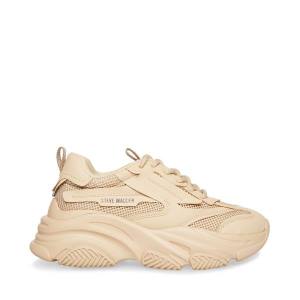 Tenis Steve Madden Possession Tan Feminino Marrom | SM-139PN