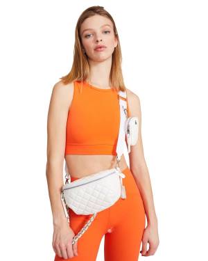 Tops Steve Madden Cropped Active Tank Feminino Laranja | SM-914ZE